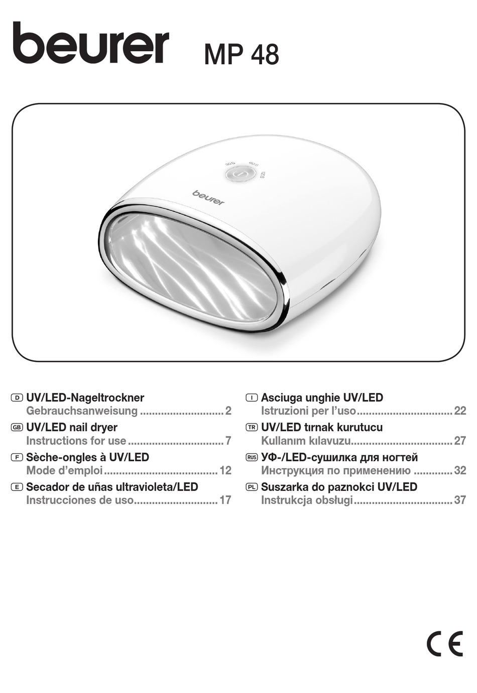 BEURER 4211125571016 INSTRUCTIONS FOR USE MANUAL Pdf Download ManualsLib