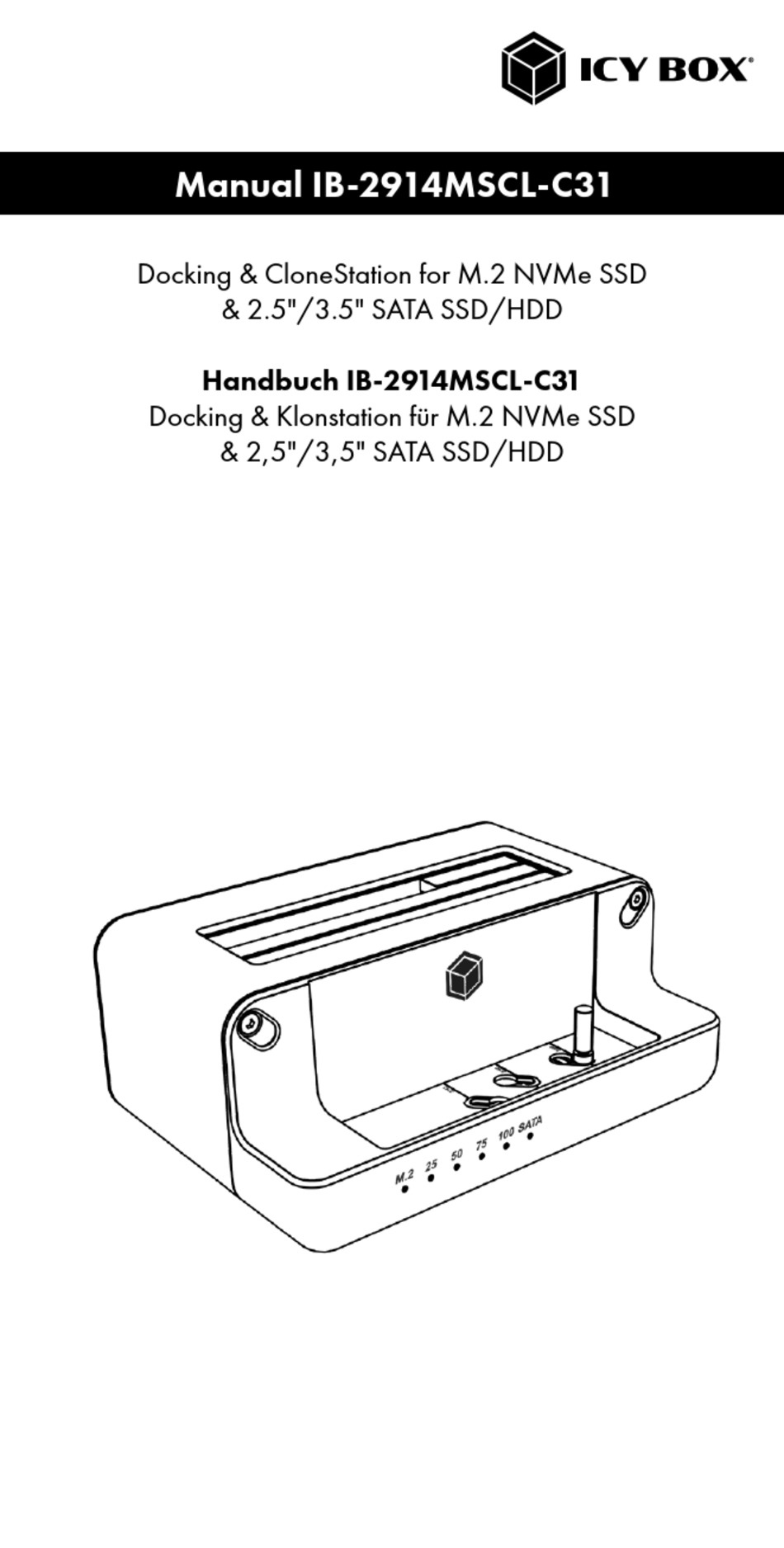 Icy Box Ib 2914mscl C31 Manual Pdf Download Manualslib 