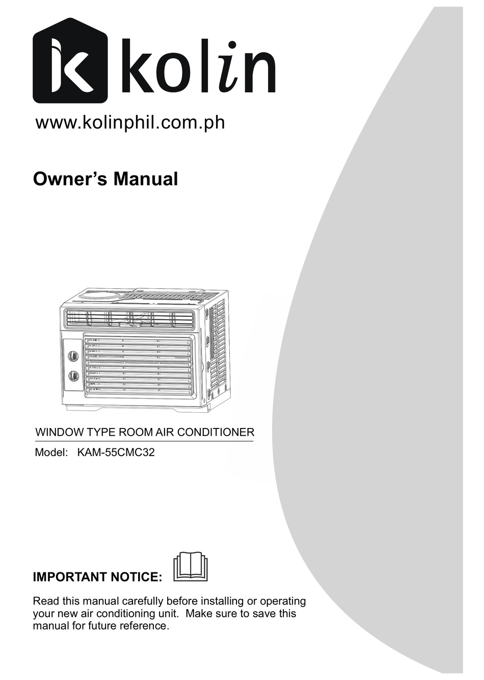 KOLIN KAM55CMC32 OWNER'S MANUAL Pdf Download ManualsLib