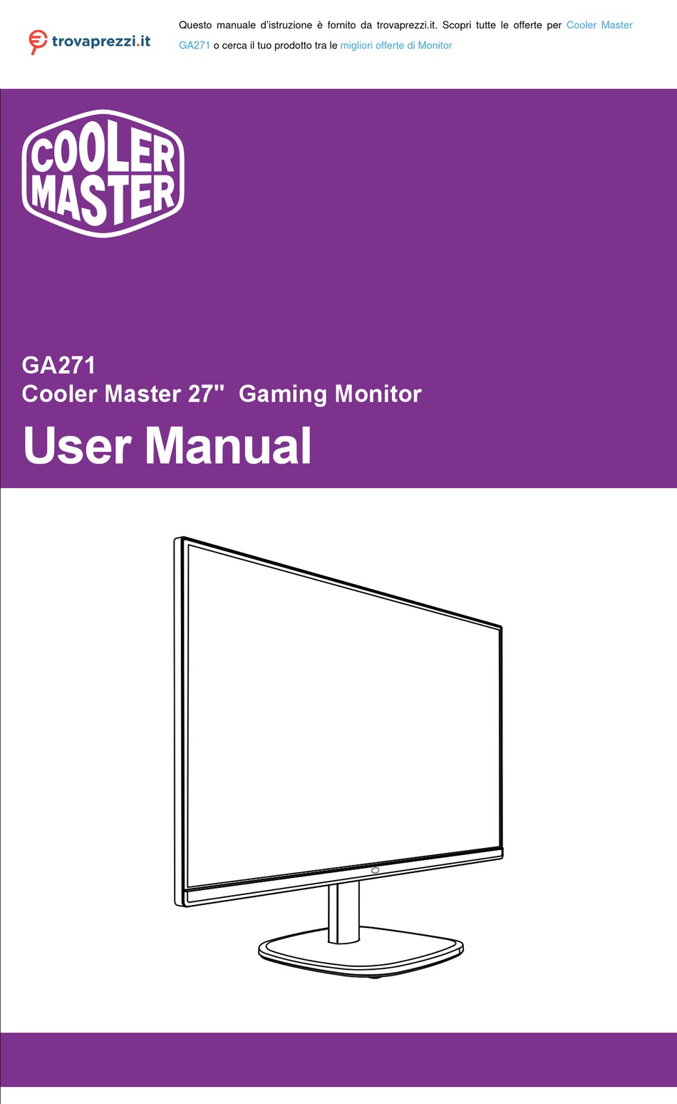 Монитор ga241. 23.8" Монитор Cooler Master CMI-ga241 черный. Ga 241 схема комплектации. Cooler Master CMI-ga241характеристики.