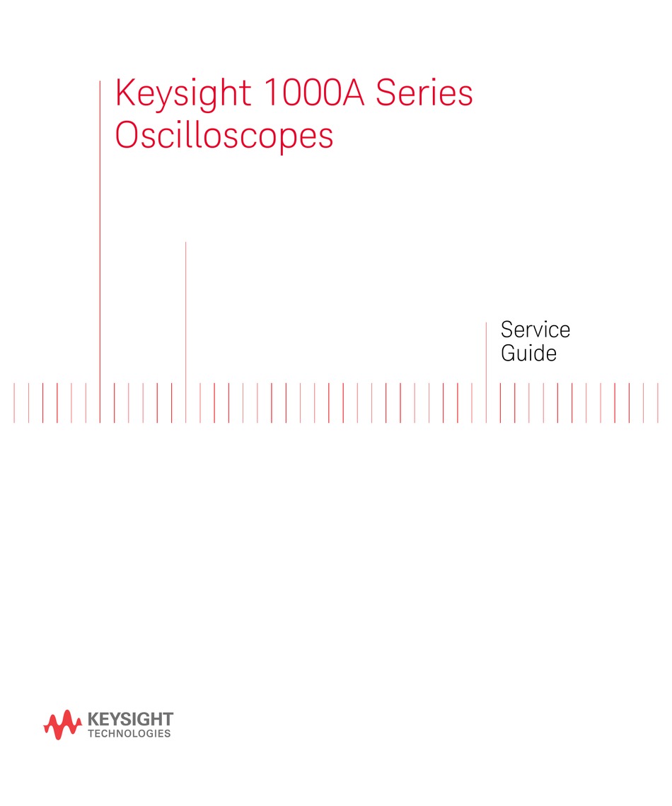 KEYSIGHT 1000A SERIES SERVICE MANUAL Pdf Download ManualsLib