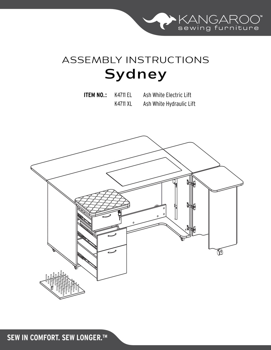 KANGAROO SYDNEY ASSEMBLY INSTRUCTIONS MANUAL Pdf Download ManualsLib