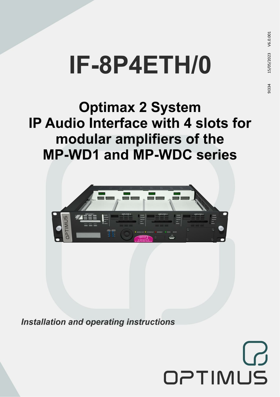 Optimus If 8p4eth0 Installation And Operating Instructions Manual Pdf
