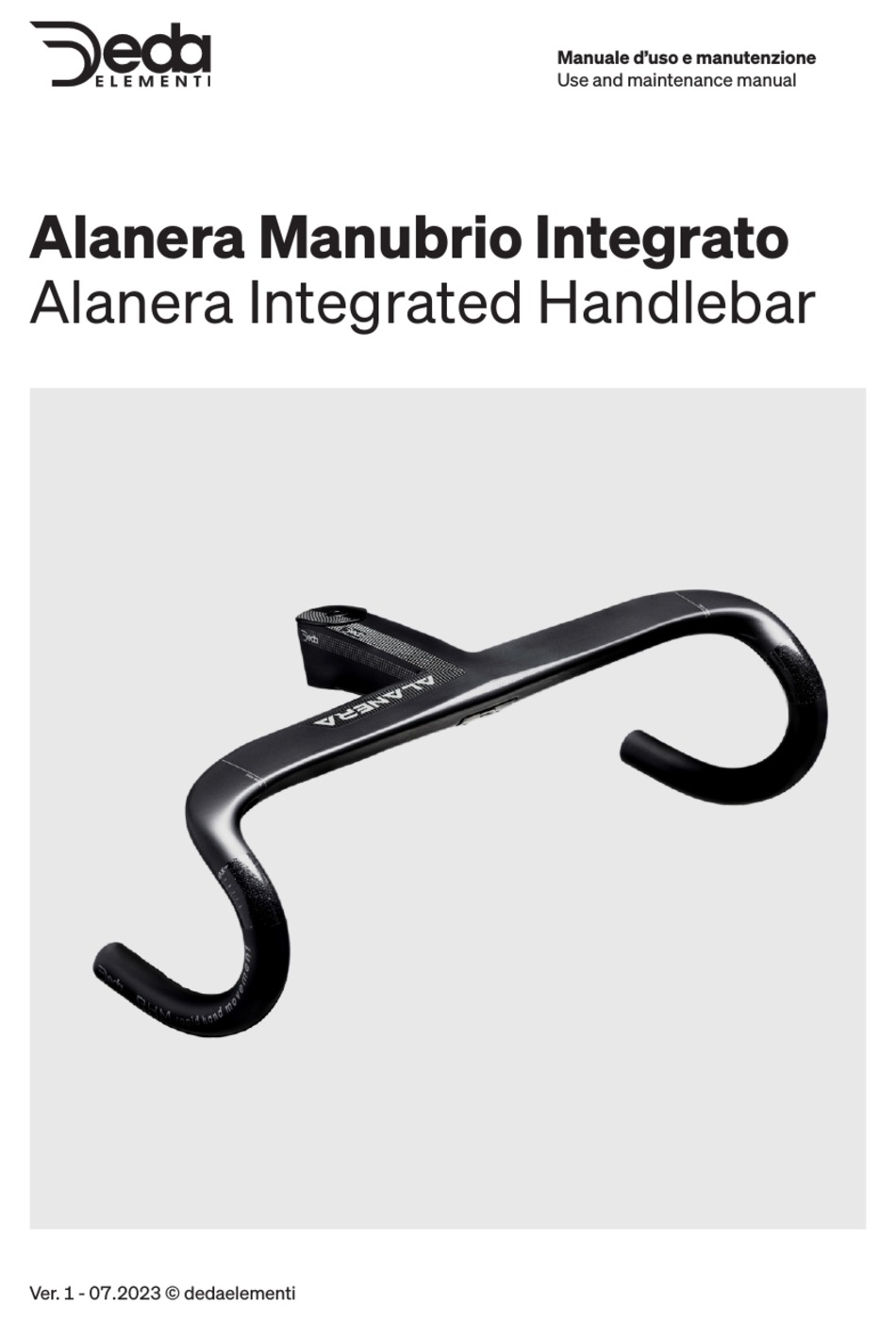 deda elementi alanera integrated handlebar