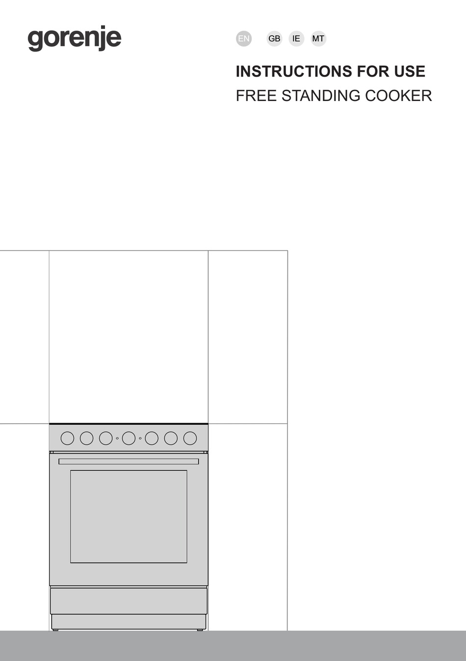 GORENJE GK6B41WD INSTRUCTIONS FOR USE MANUAL Pdf Download ManualsLib