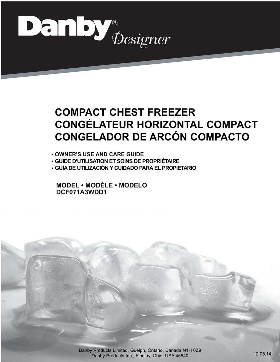 DANBY DCF071A3WDD1 OWNER'S USE AND CARE MANUAL Pdf Download ManualsLib