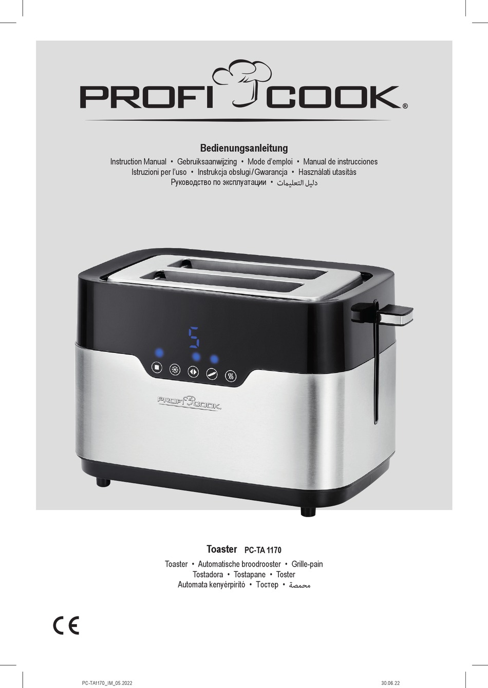 PROFICOOK PCTA 1170 INSTRUCTION MANUAL Pdf Download ManualsLib