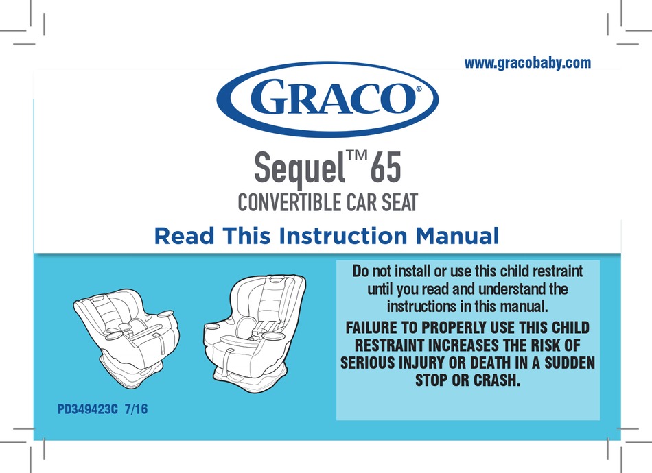 GRACO SEQUEL 65 INSTRUCTION MANUAL Pdf Download | ManualsLib