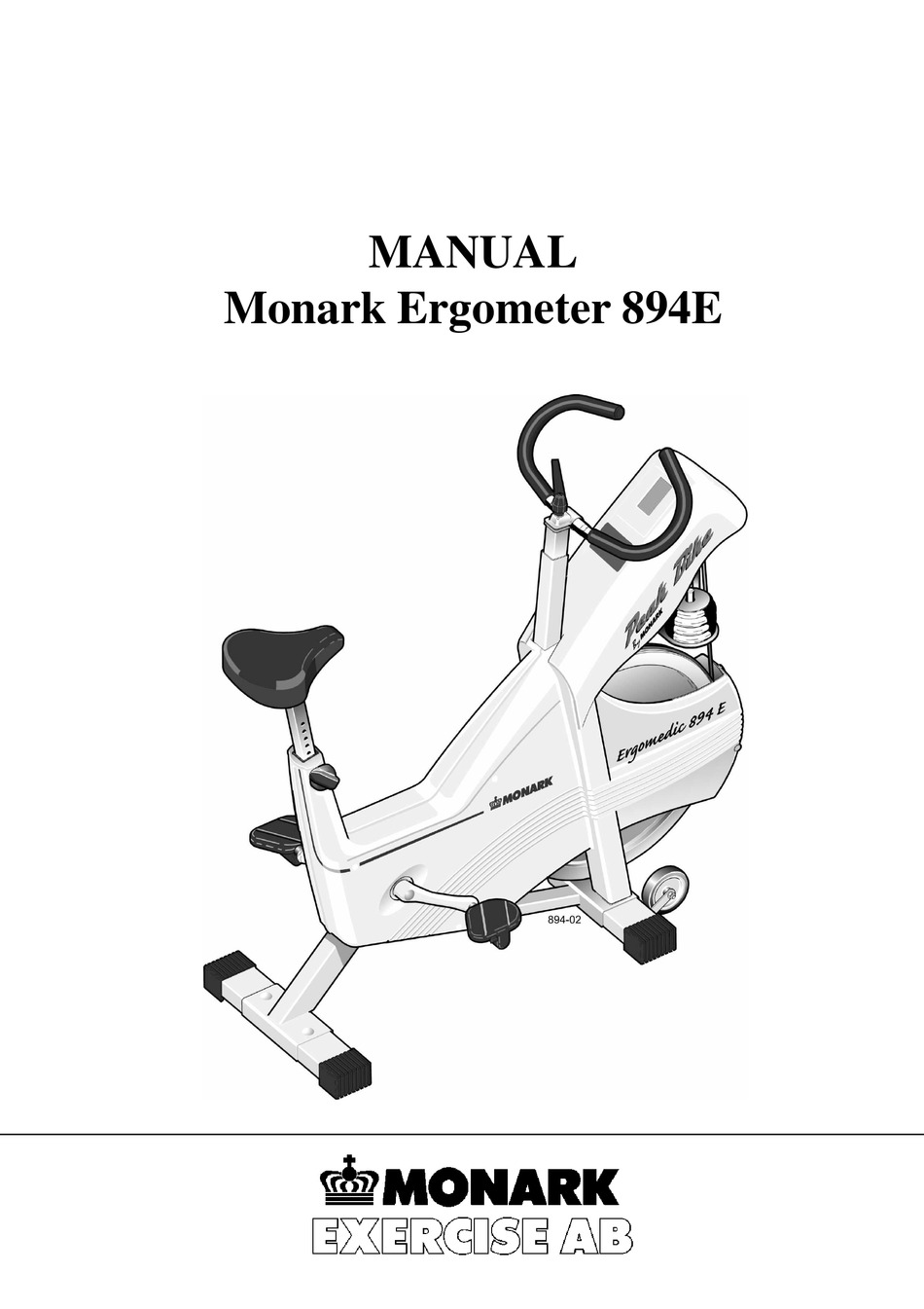 MONARK 894E MANUAL Pdf Download | ManualsLib