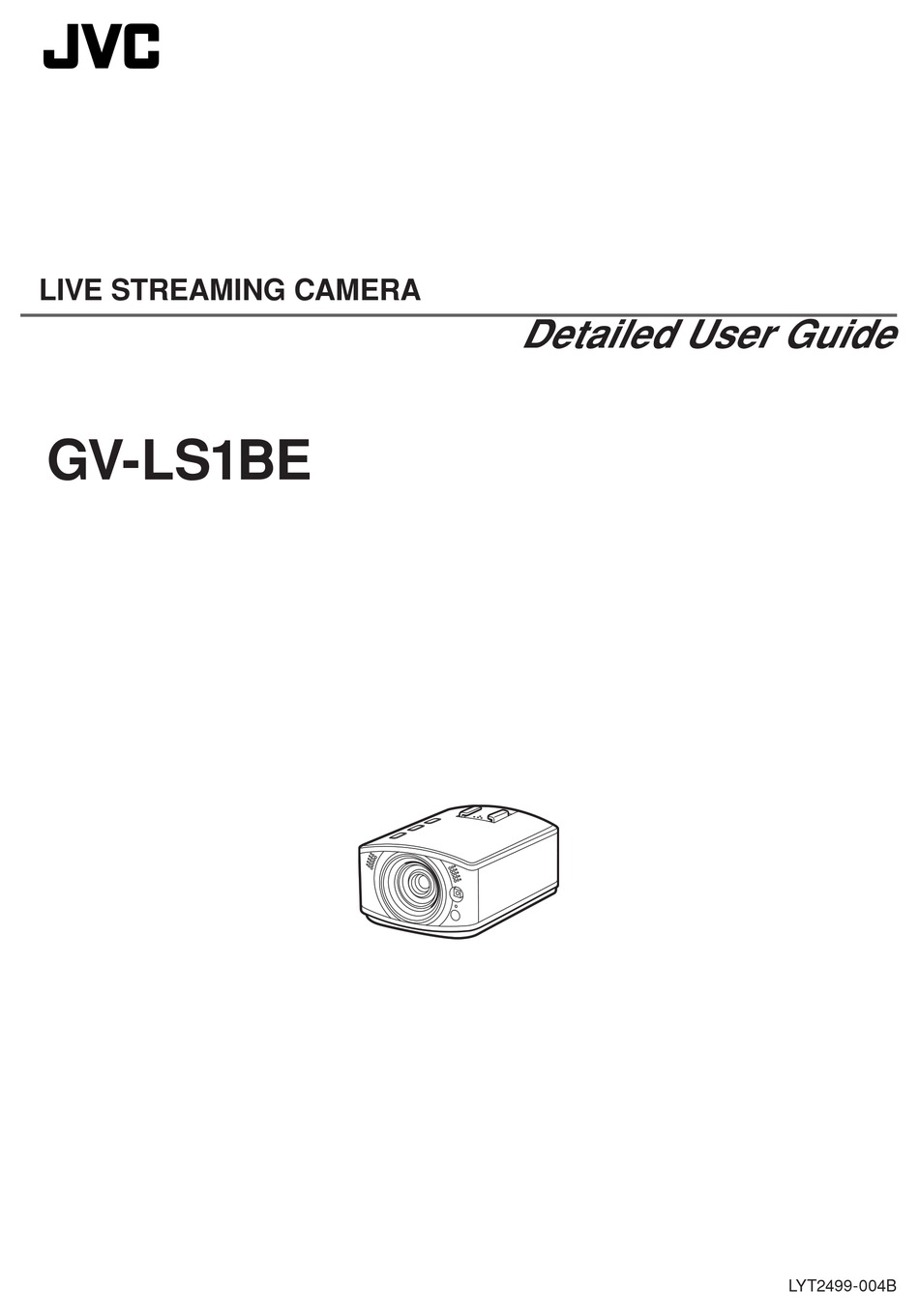 JVC GVLS1BE USER MANUAL Pdf Download ManualsLib