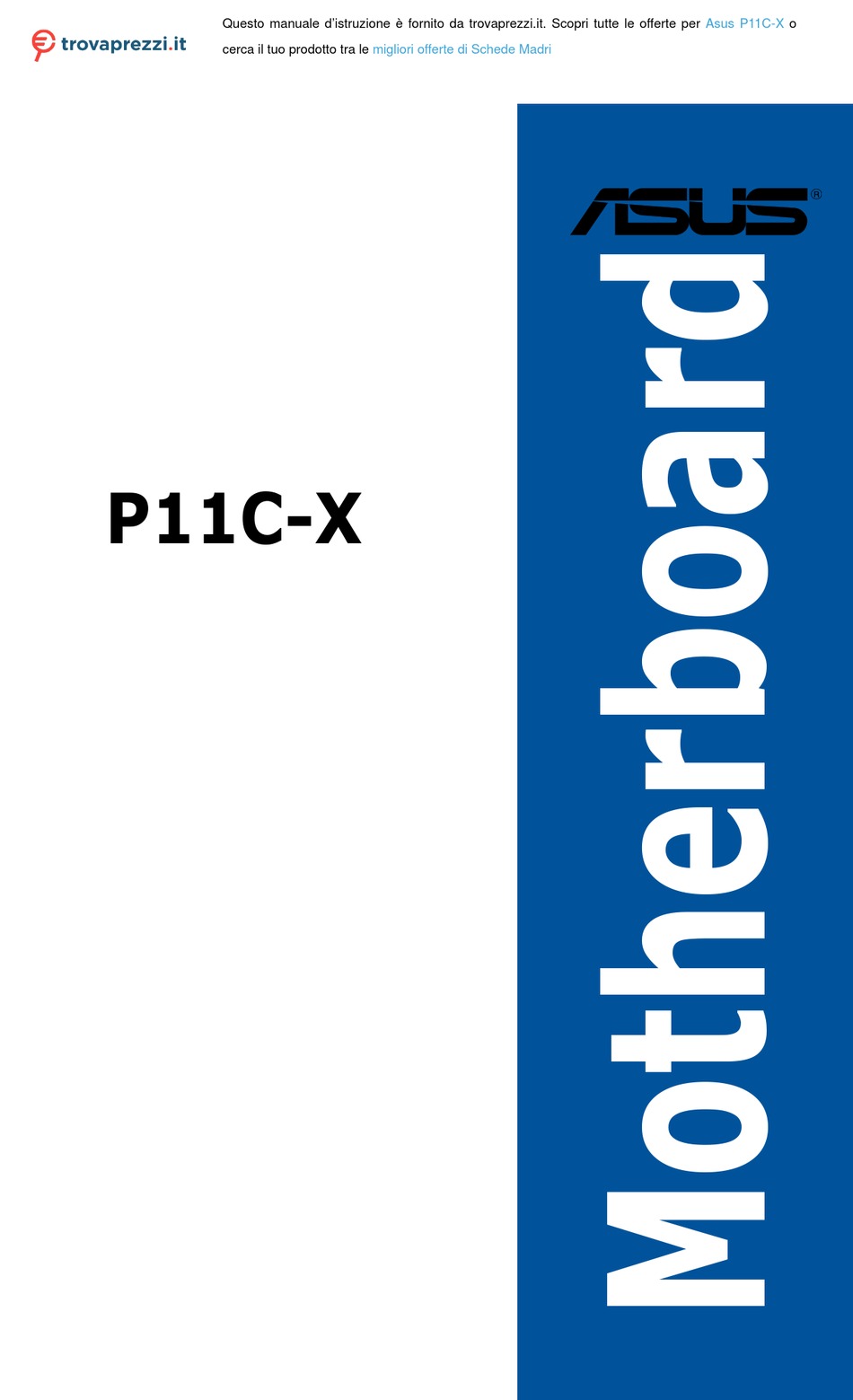 ASUS P11C-X USER MANUAL Pdf Download | ManualsLib
