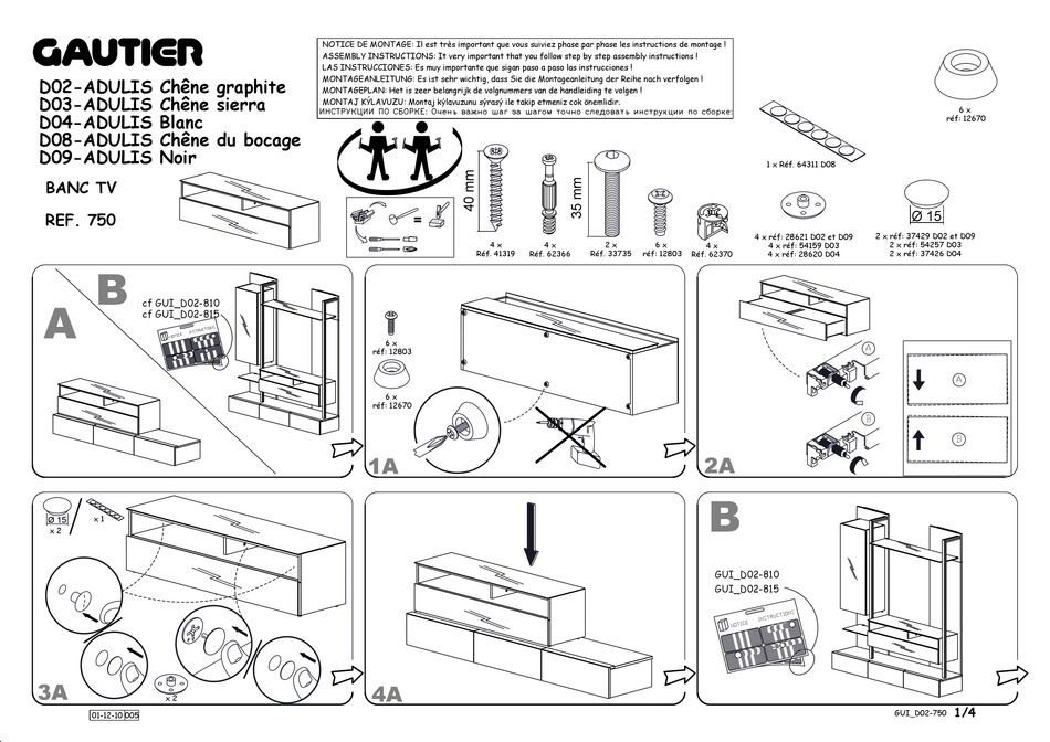 GAUTIER 750 MANUAL Pdf Download ManualsLib