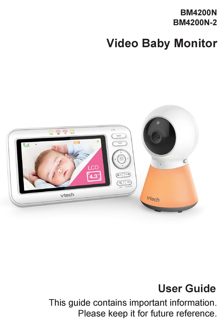 Vtech bear baby monitor hot sale bm4000