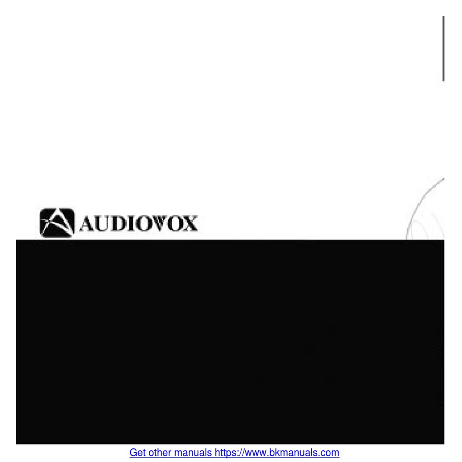 AUDIOVOX MP3128 USER MANUAL Pdf Download | ManualsLib