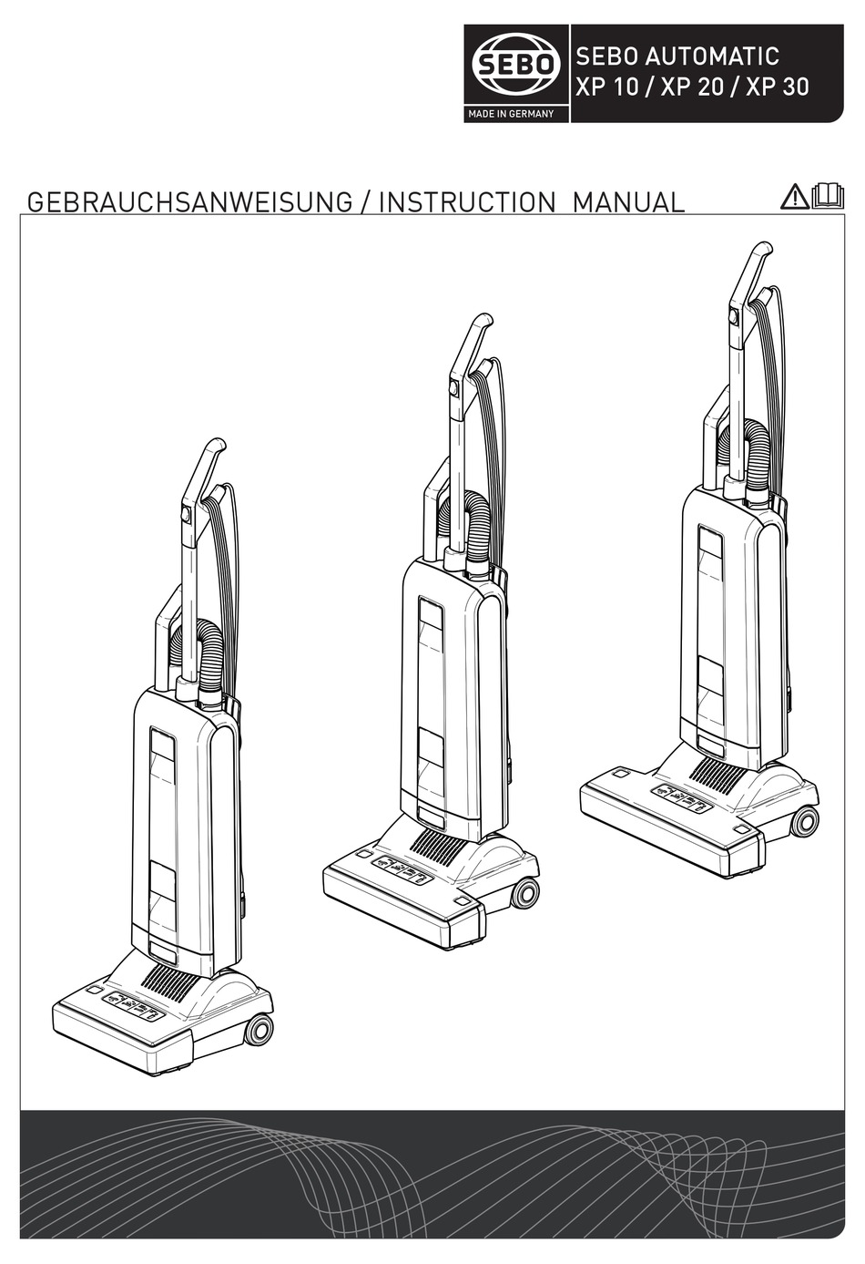 SEBO XP 20 INSTRUCTION MANUAL Pdf Download ManualsLib