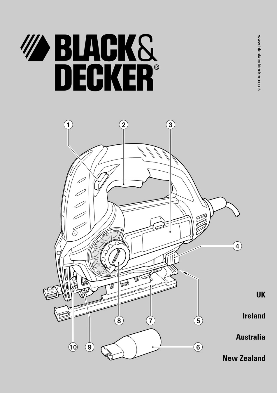 BLACK & DECKER KS850S MANUAL Pdf Download | ManualsLib