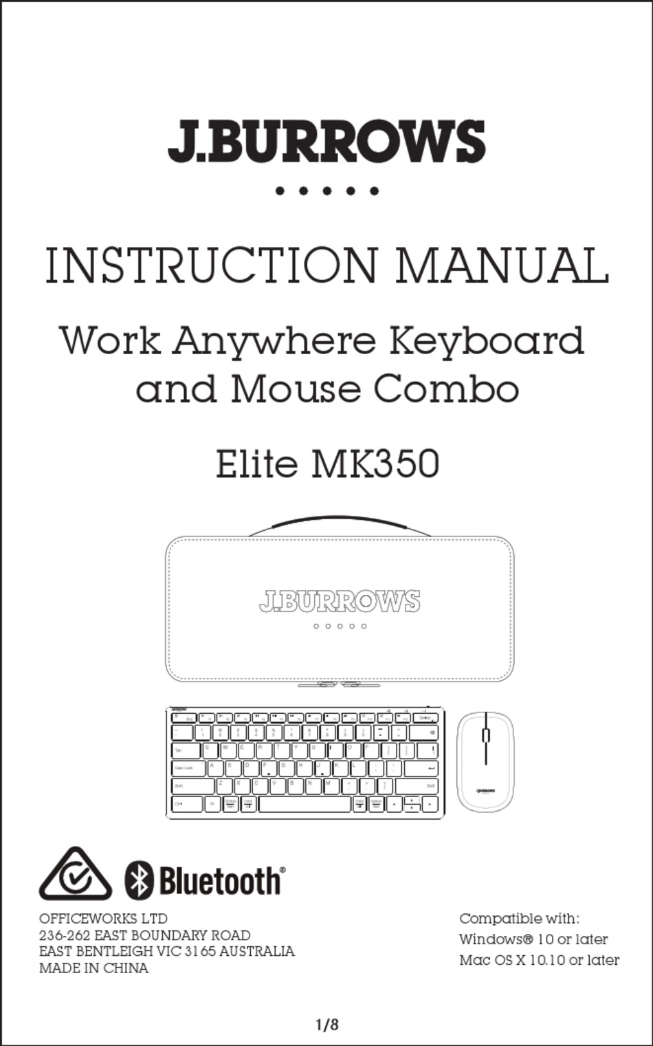 J.BURROWS ELITE MK350 INSTRUCTION MANUAL Pdf Download ManualsLib