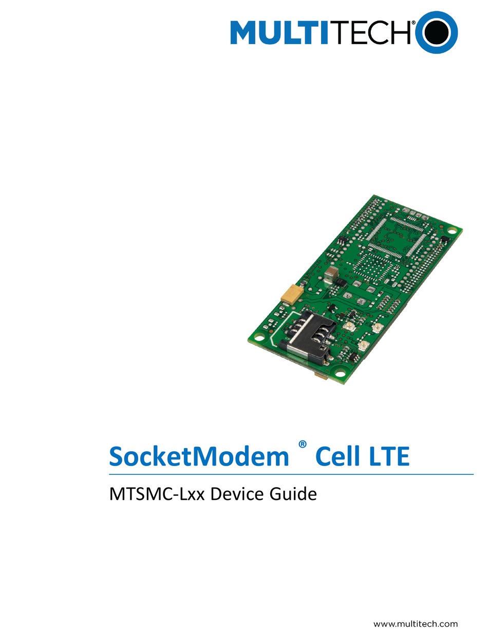 MULTITECH SOCKETMODEM MTSMCL SERIES DEVICE MANUAL Pdf Download