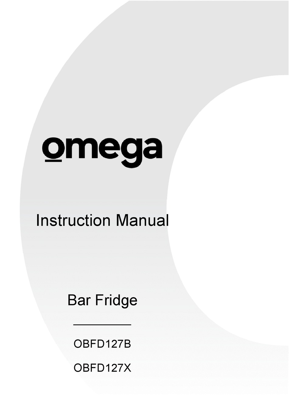 OMEGA OBFD127B INSTRUCTION MANUAL Pdf Download ManualsLib