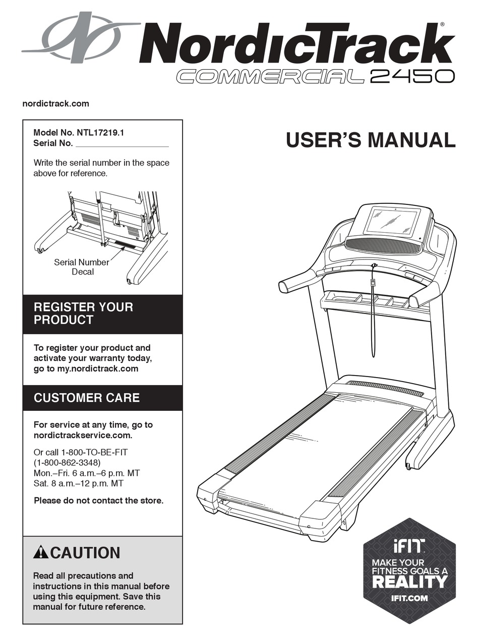 NORDICTRACK NTL17219.1 USER MANUAL Pdf Download | ManualsLib