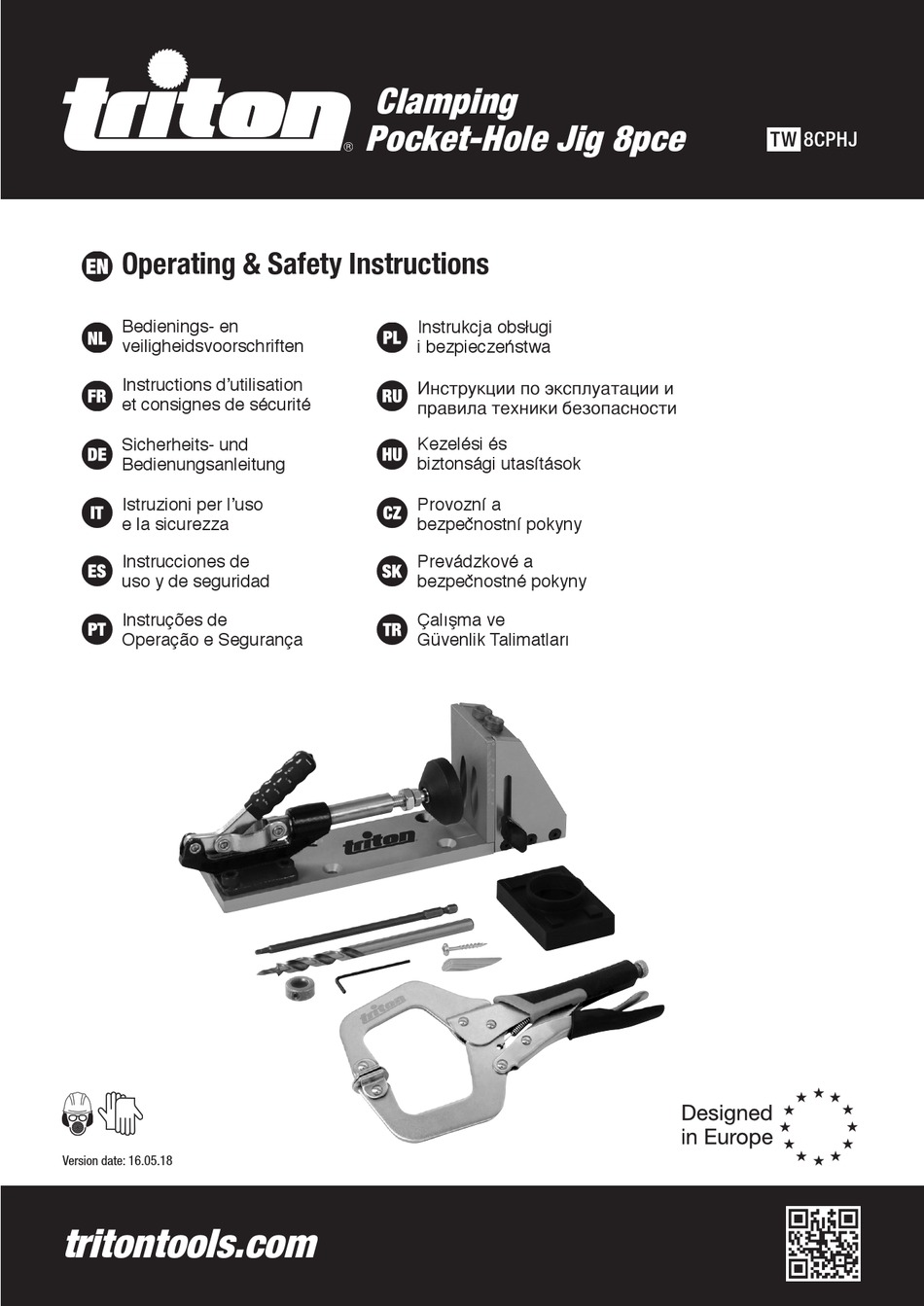 TRITON TW8CPHJ OPERATING/SAFETY INSTRUCTIONS MANUAL Pdf Download