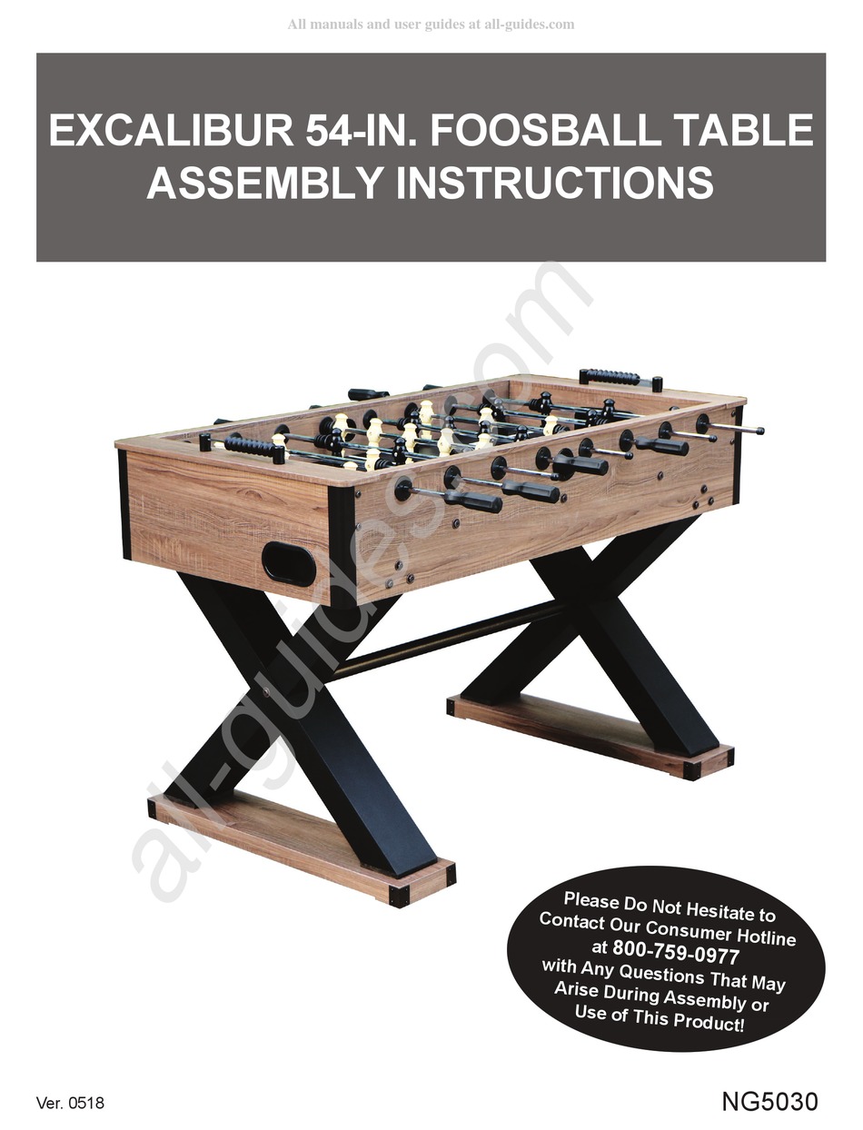 CARMELLI EXCALIBUR NG5030 ASSEMBLY INSTRUCTIONS MANUAL Pdf Download