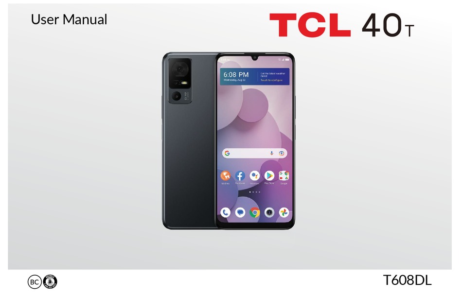 User manual TCL 40 SE (English - 68 pages)