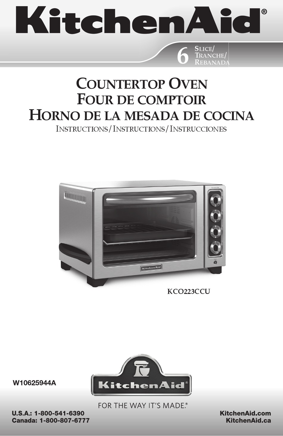 KITCHENAID KCO223CCU INSTRUCTIONS MANUAL Pdf Download ManualsLib   Kitchenaid Kco223ccu 