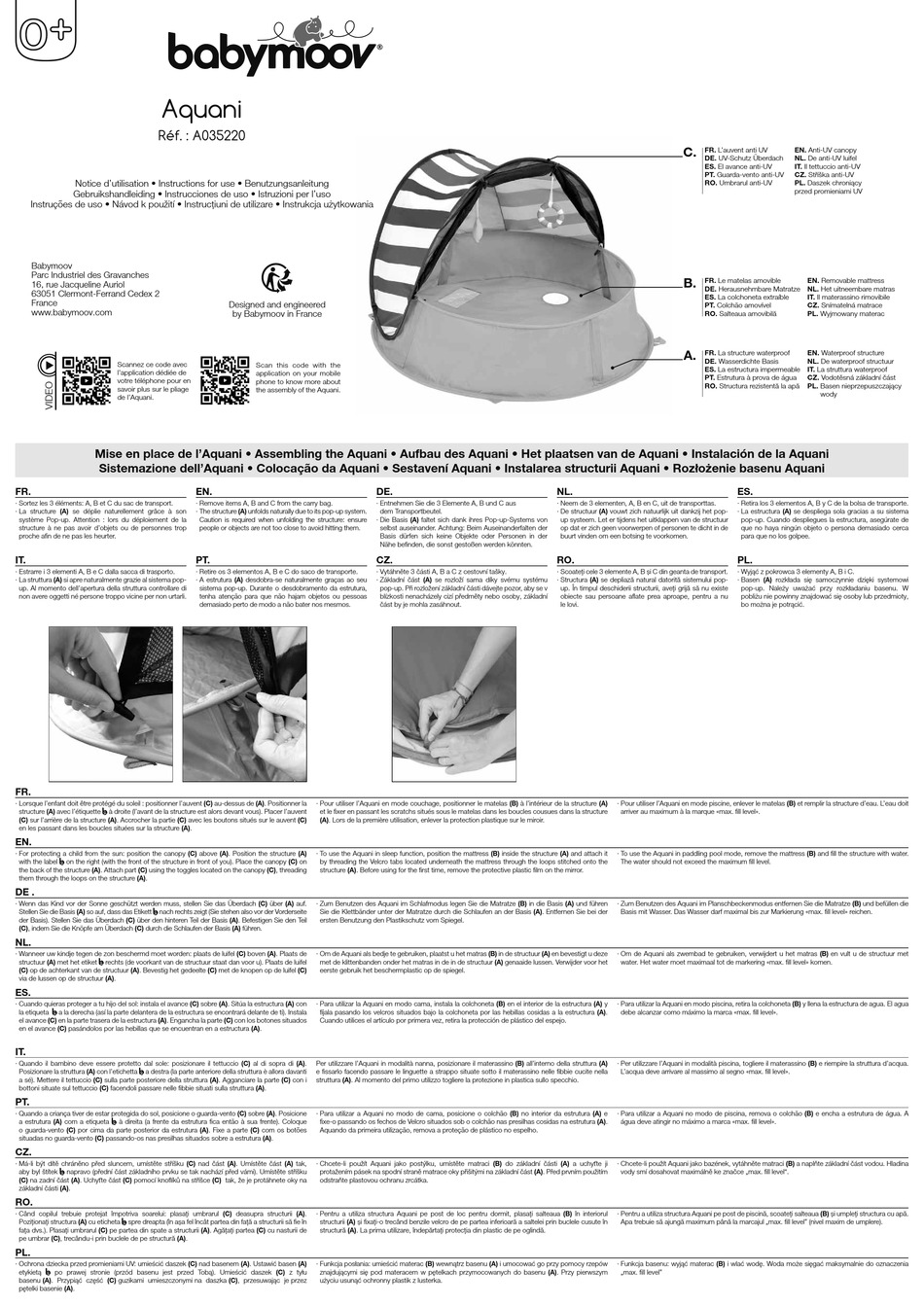 BABYMOOV A035220 INSTRUCTIONS FOR USE Pdf Download ManualsLib