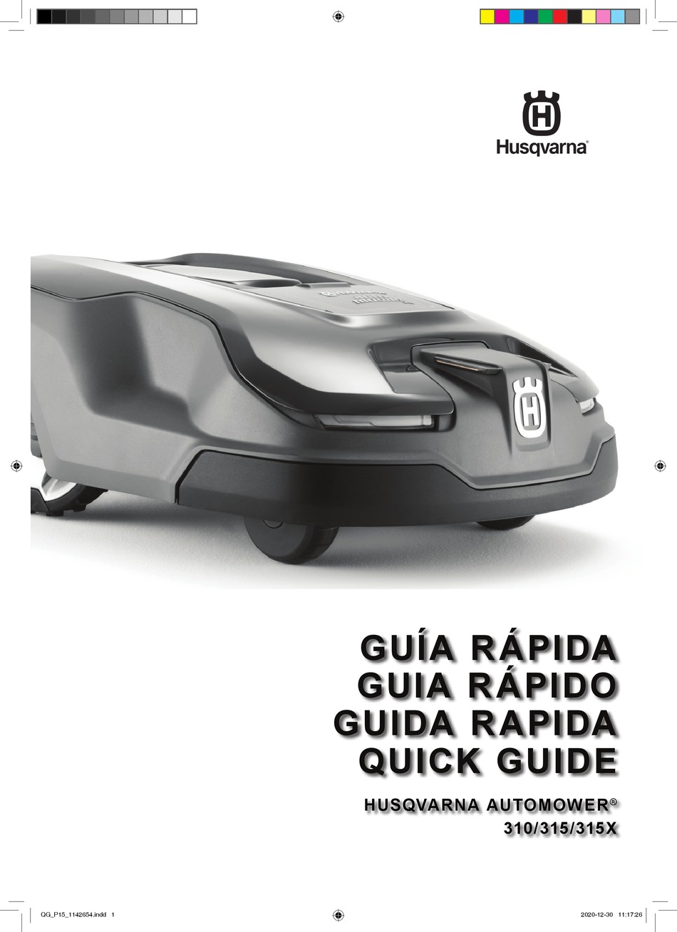 Husqvarna Automower X Quick Manual Pdf Download Manualslib