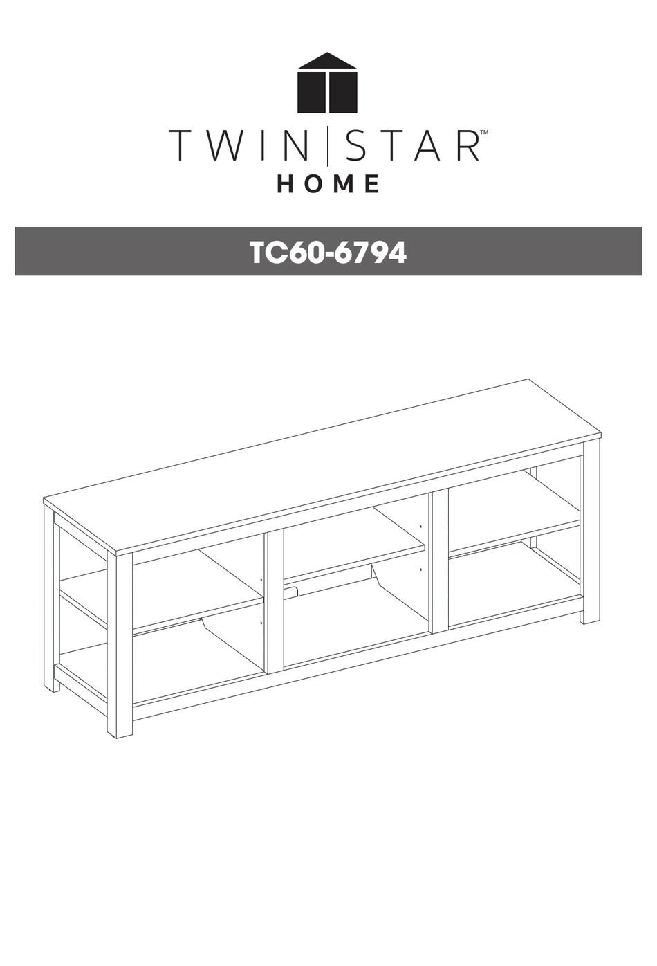 TWIN STAR HOME TC606794 ASSEMBLY INSTRUCTIONS MANUAL Pdf Download