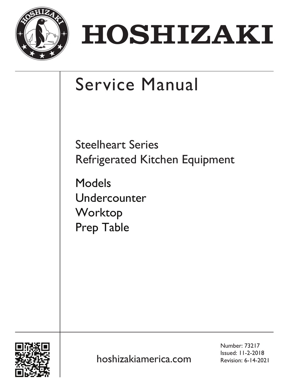 HOSHIZAKI SR48B18M SERVICE MANUAL Pdf Download ManualsLib