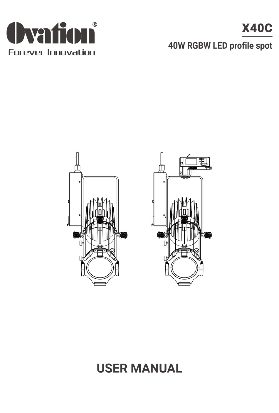 OVATION X40C USER MANUAL Pdf Download | ManualsLib