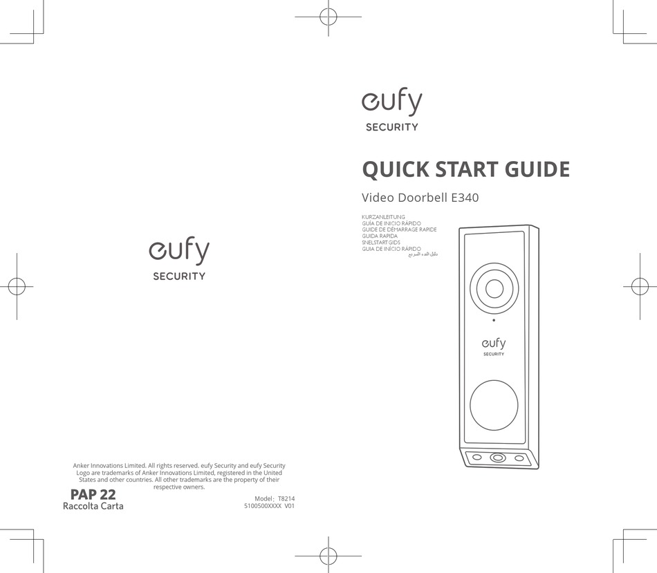 EUFY SECURITY E340 QUICK START MANUAL Pdf Download ManualsLib