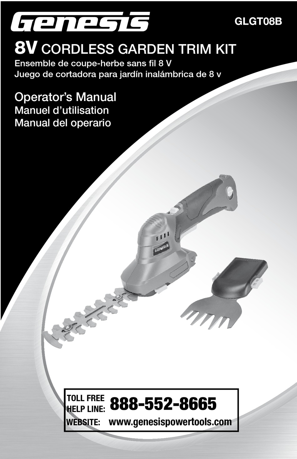 GENESIS GLGT08B OPERATOR'S MANUAL Pdf Download ManualsLib