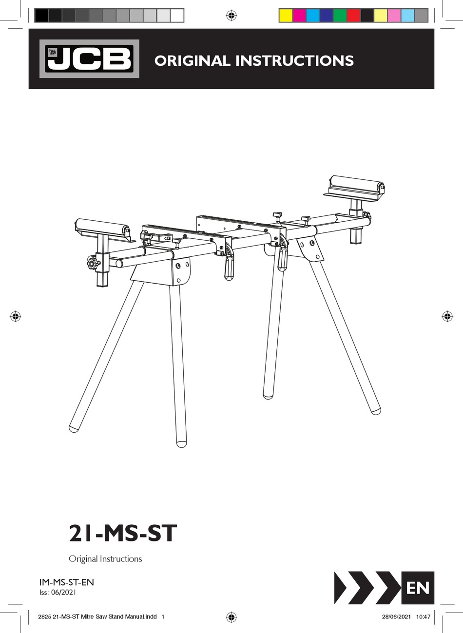 JCB 21MSST ORIGINAL INSTRUCTIONS MANUAL Pdf Download ManualsLib