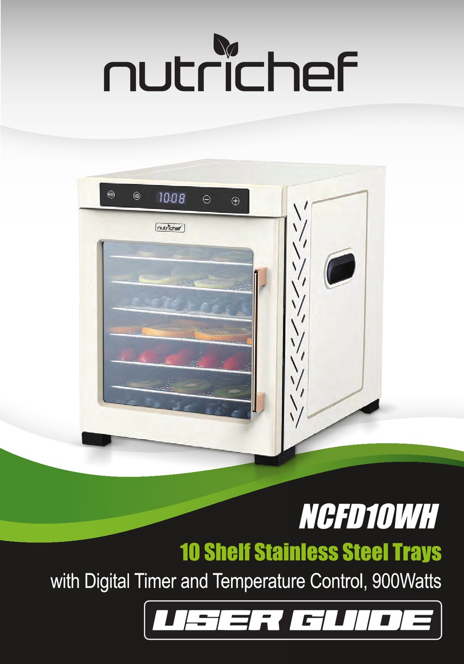 NUTRICHEF NCFD10WH USER MANUAL Pdf Download ManualsLib