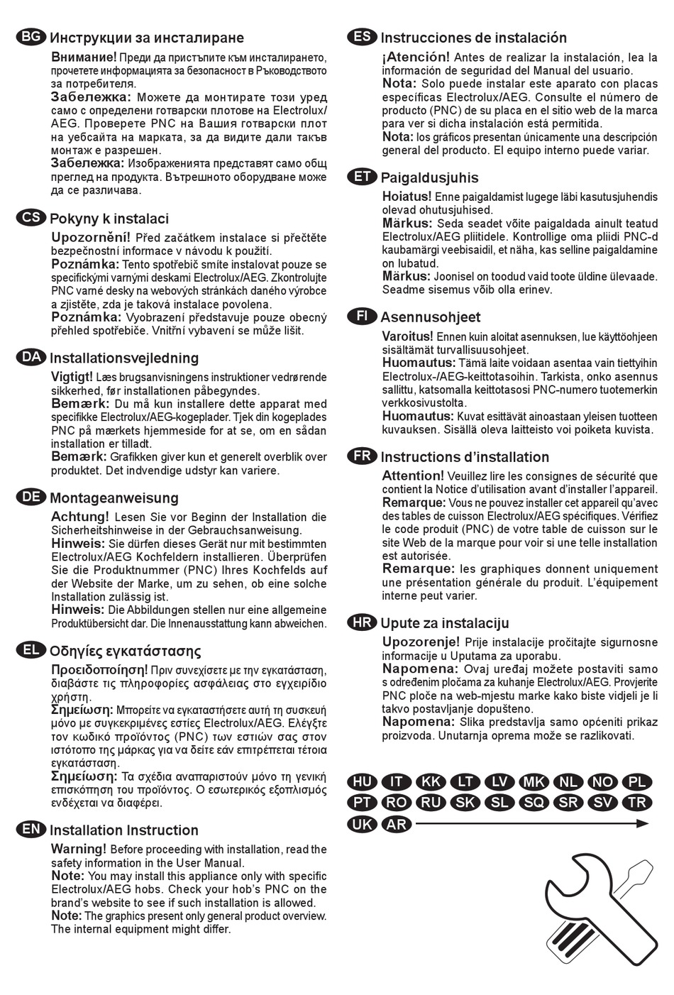 ZANUSSI ZWAN82FS INSTALLATION INSTRUCTION Pdf Download ManualsLib