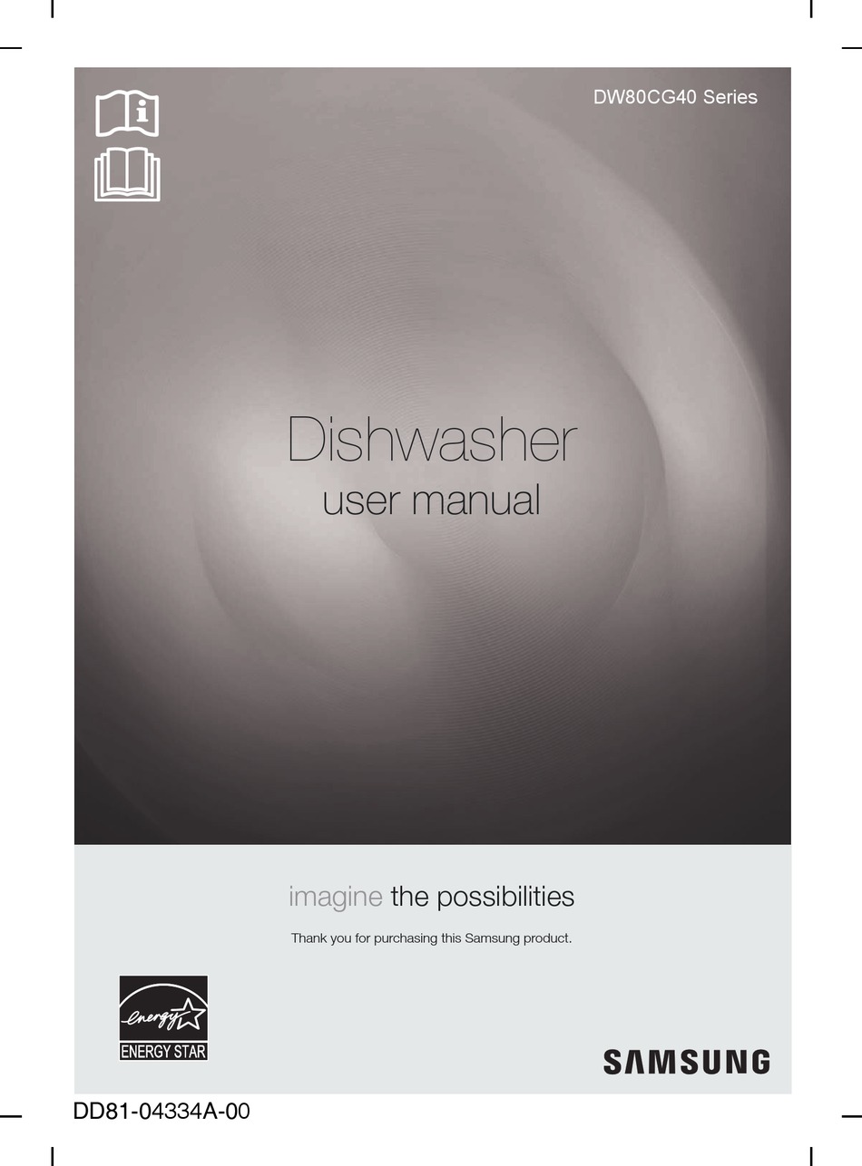 SAMSUNG DW80CG4021SR USER MANUAL Pdf Download ManualsLib