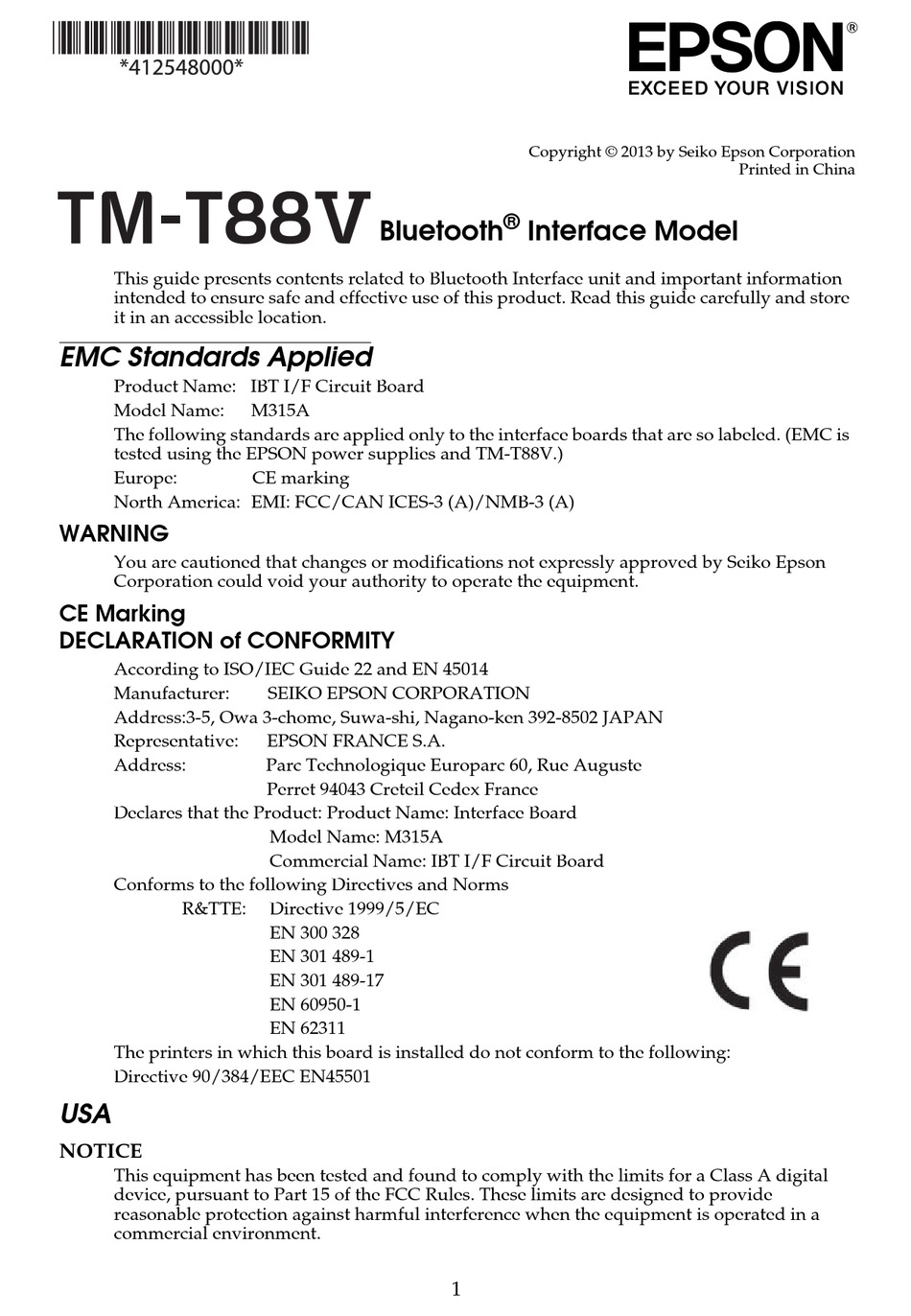 EPSON TMT88V MANUAL Pdf Download ManualsLib