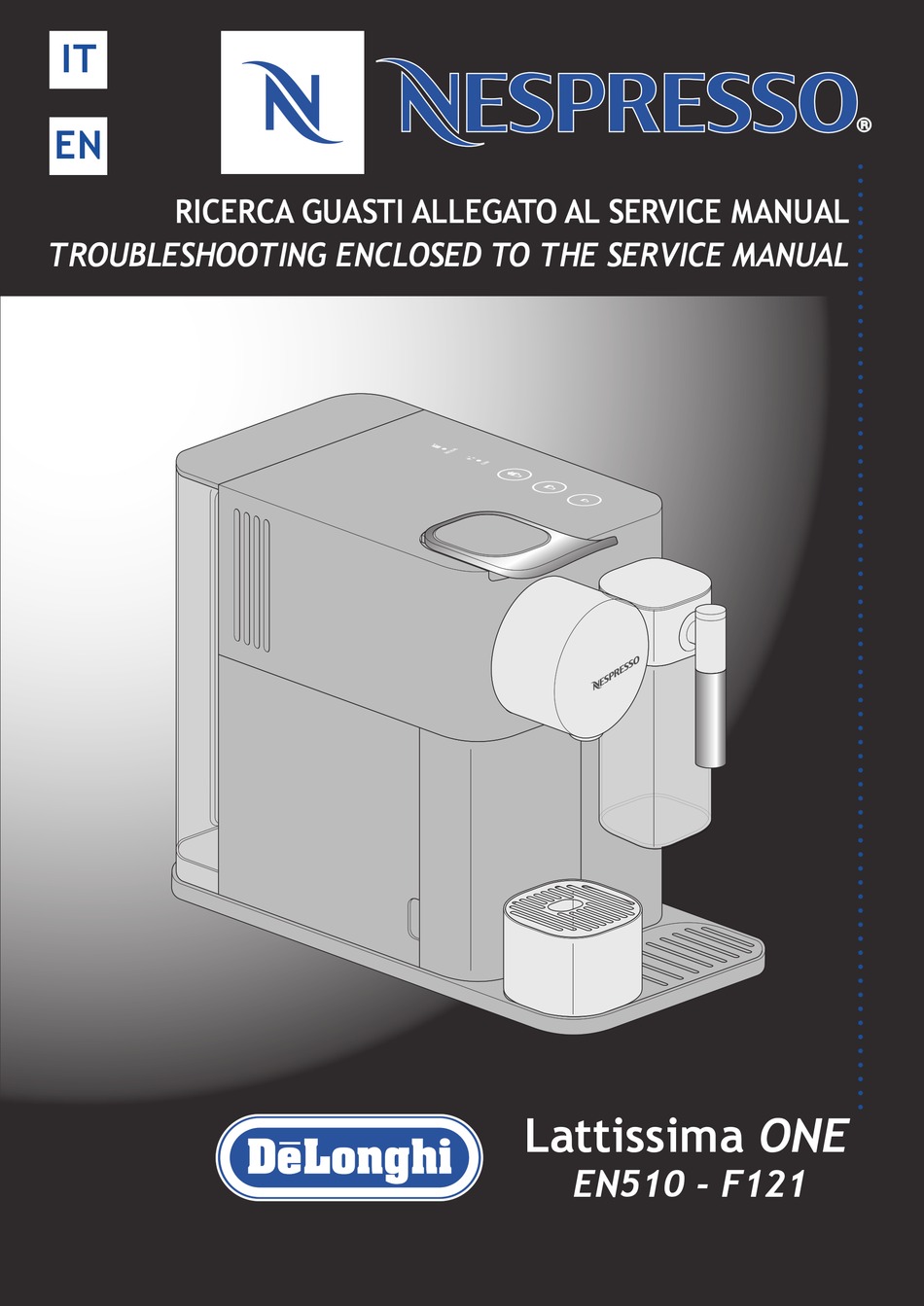 DELONGHI NESPRESSO LATTISSIMA ONE MANUAL Pdf Download ManualsLib