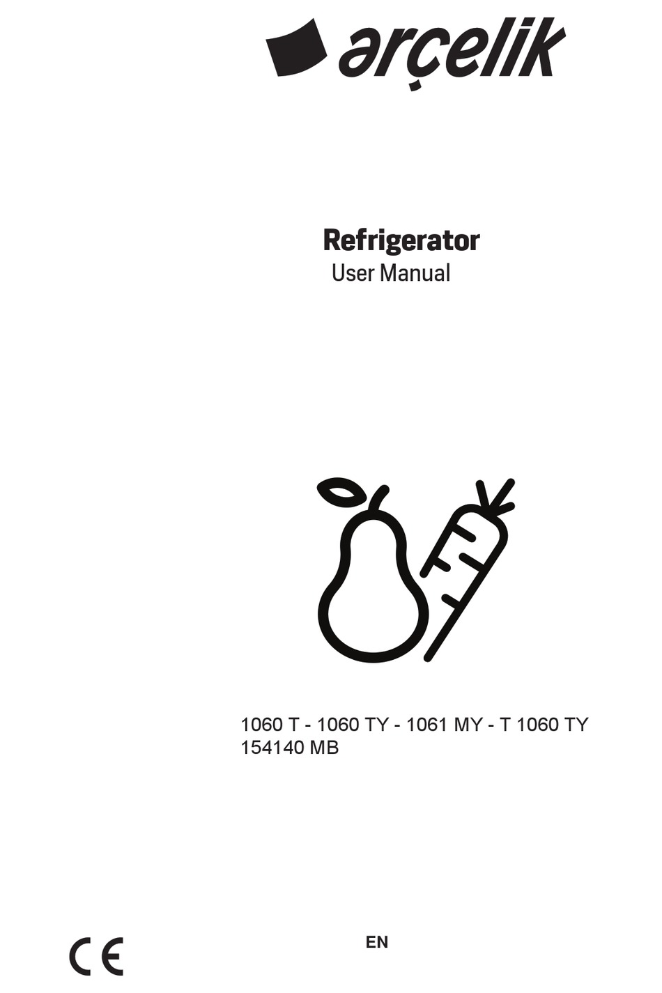 ARCELIK 1060 TY USER MANUAL Pdf Download ManualsLib