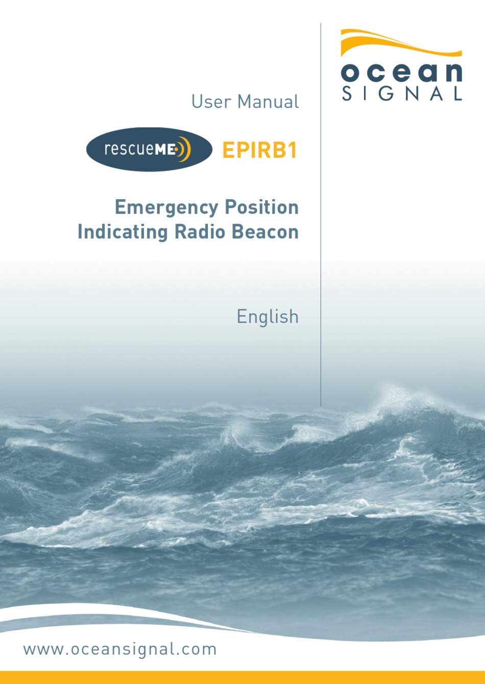 OCEAN SIGNAL EPIRB1 USER MANUAL Pdf Download | ManualsLib