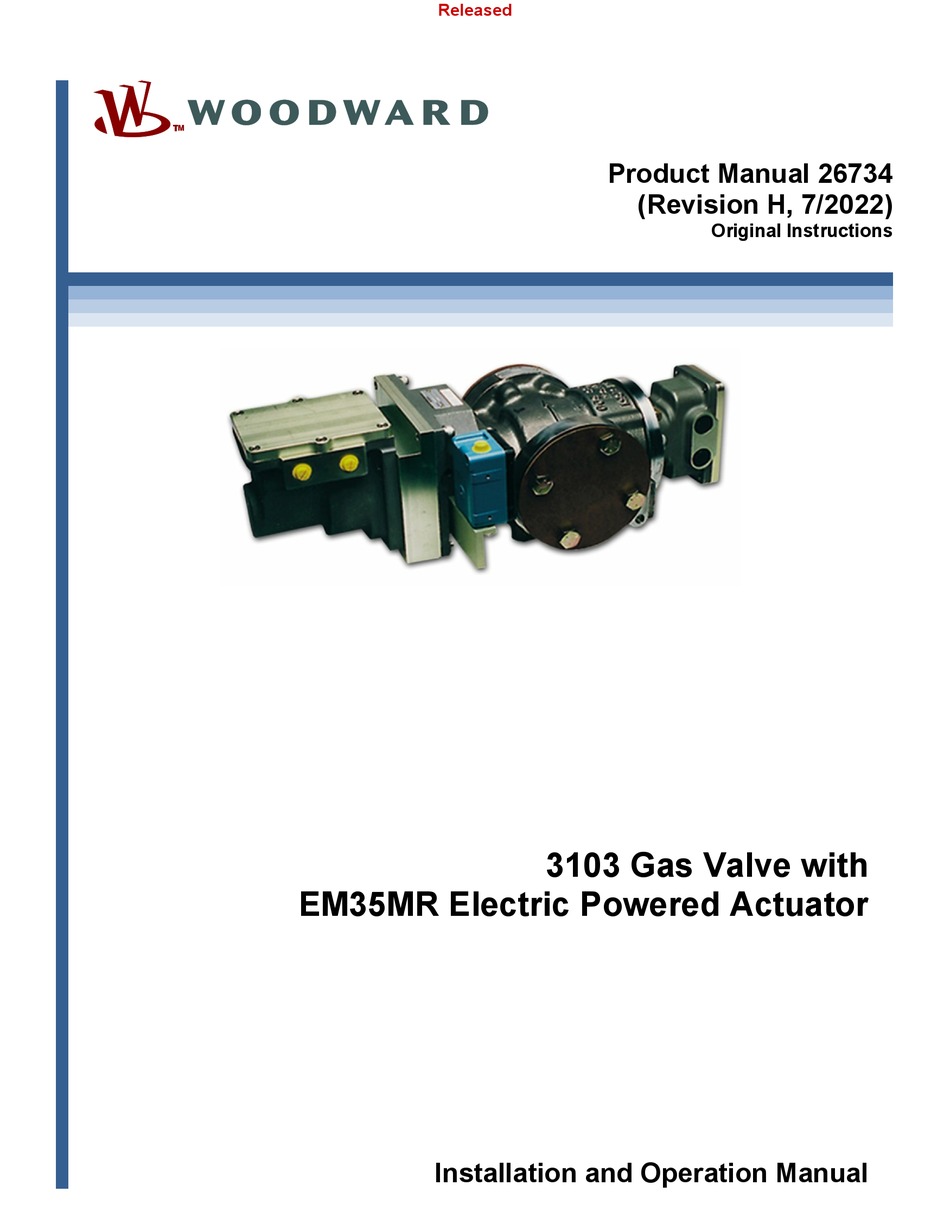 WOODWARD 3103 INSTALLATION AND OPERATION MANUAL Pdf Download ManualsLib