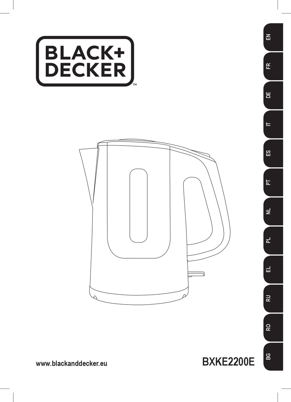 User manual Black & Decker DC1005 (English - 16 pages)