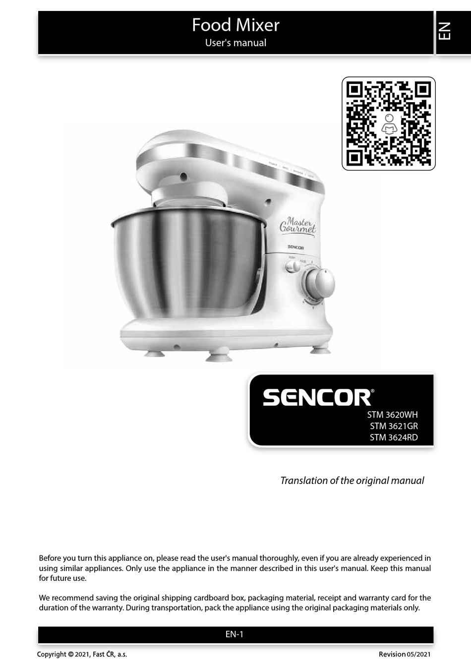 SENCOR STM 3621GR USER MANUAL Pdf Download ManualsLib
