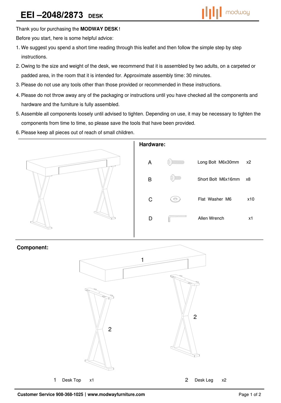 MODWAY EEI 2048 MANUAL Pdf Download ManualsLib   Modway Eei 2048 