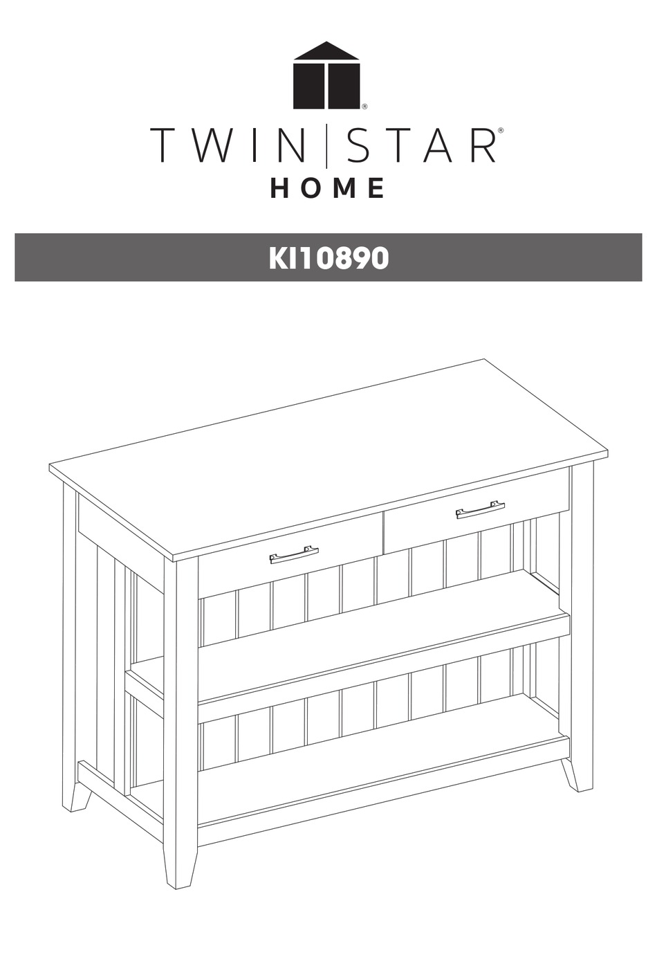 TWIN STAR HOME KI10890 ASSEMBLY INSTRUCTIONS MANUAL Pdf Download