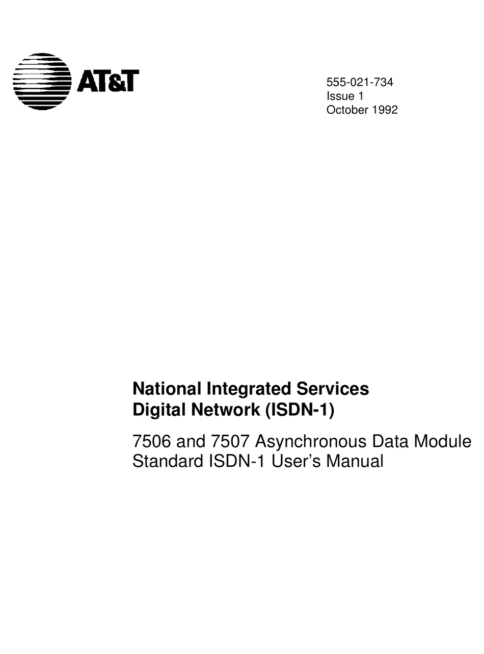 AT&T 7506 USER MANUAL Pdf Download ManualsLib