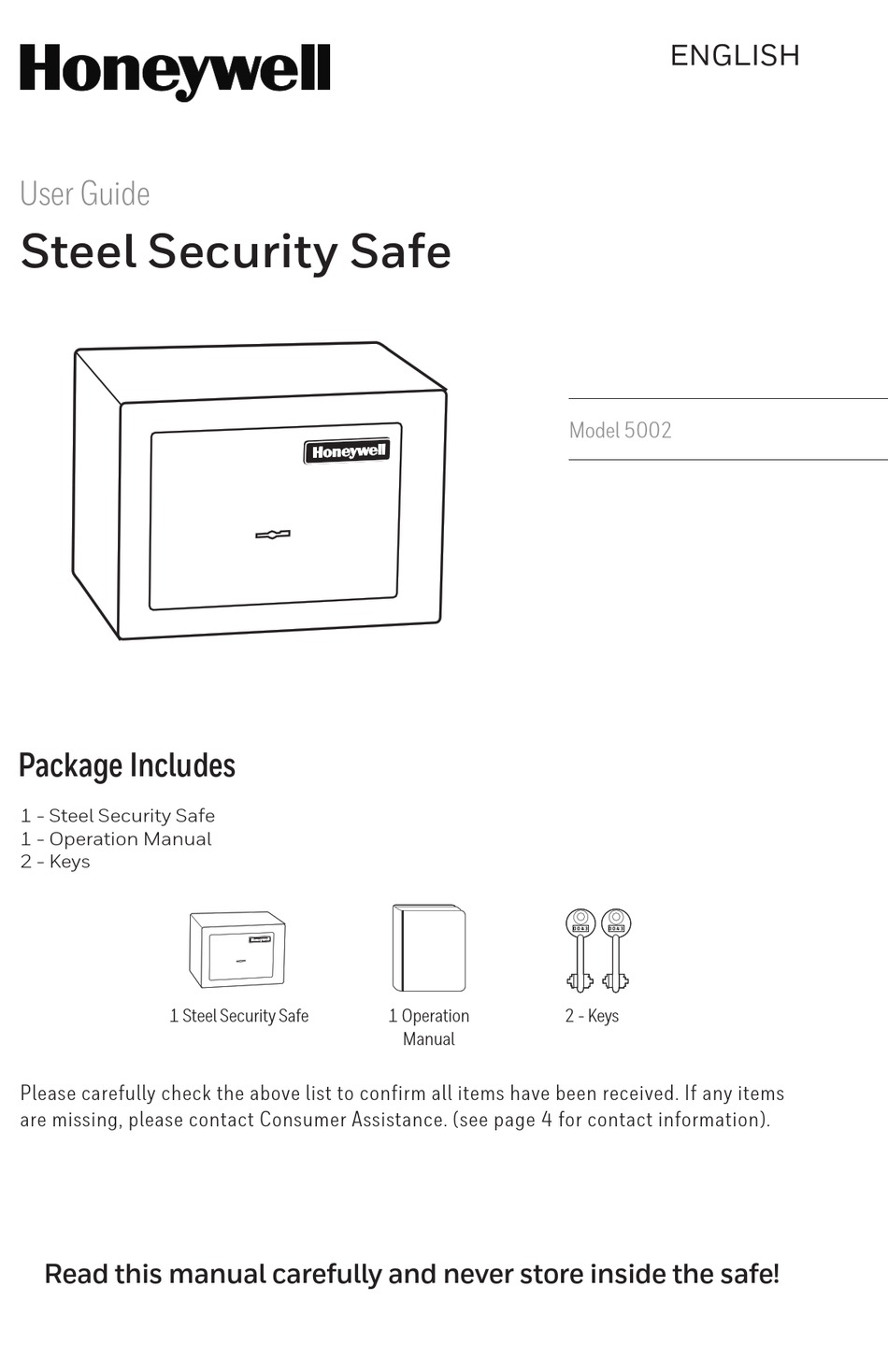 HONEYWELL 5002 USER MANUAL Pdf Download | ManualsLib